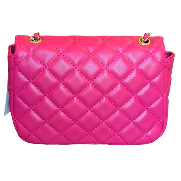 Hot Pink NWT Classic Mini Flap Cross Body Bag - Picture 3 of 12